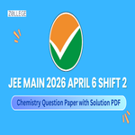 JEE Main 2026 April 6Â Shift 2 Chemistry Question Paper with Solution Pdf